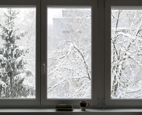 تنظیم پنجره دوجداره برای زمستان