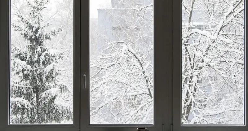 تنظیم پنجره دوجداره برای زمستان