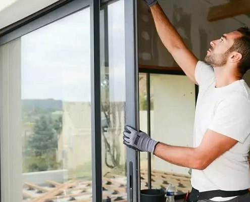 رفع افتادگی پنجره دوجداره